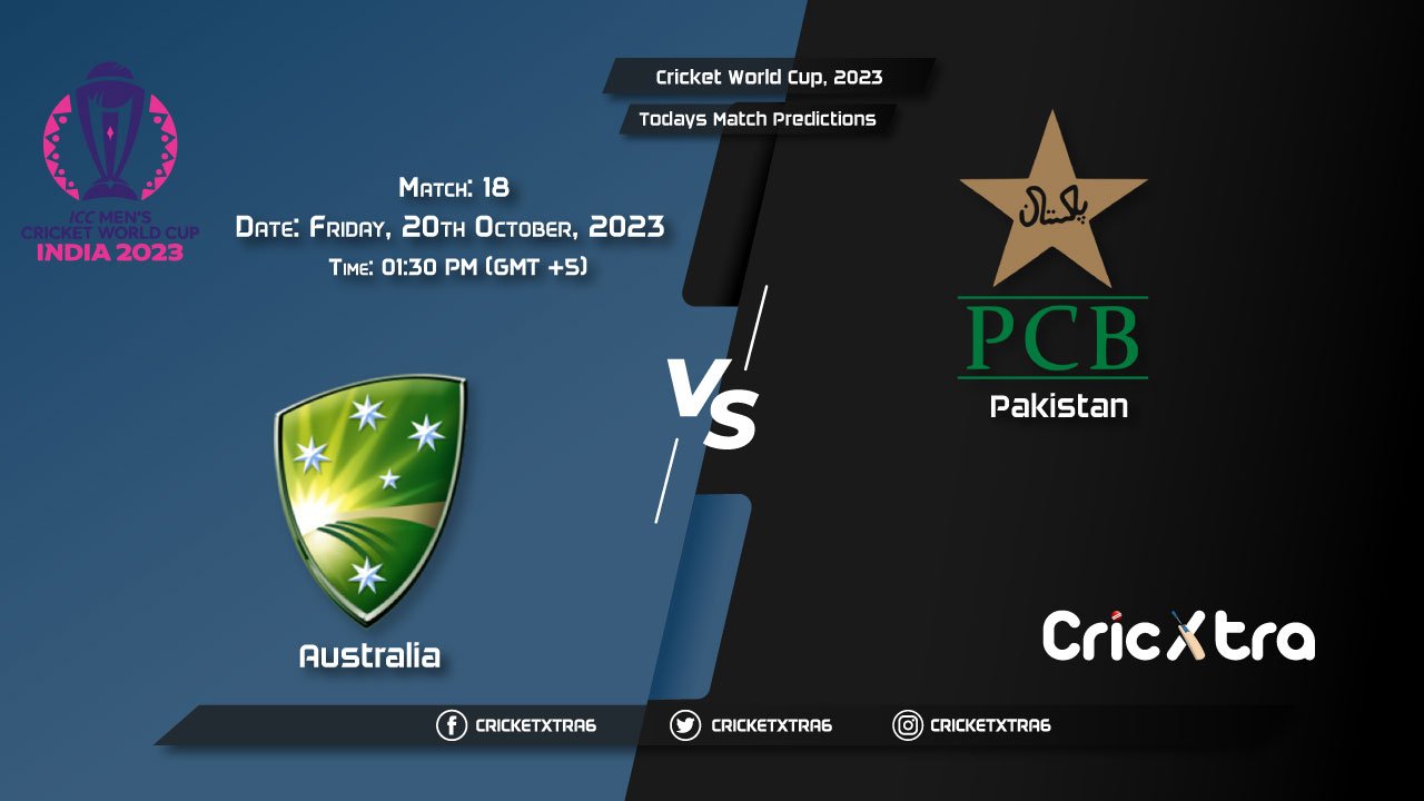 Cricket World Cup, 2023, AUS vs PAK 18th Match Prediction, Fantasy Cricket Tips, Pitch Report and Injury Update