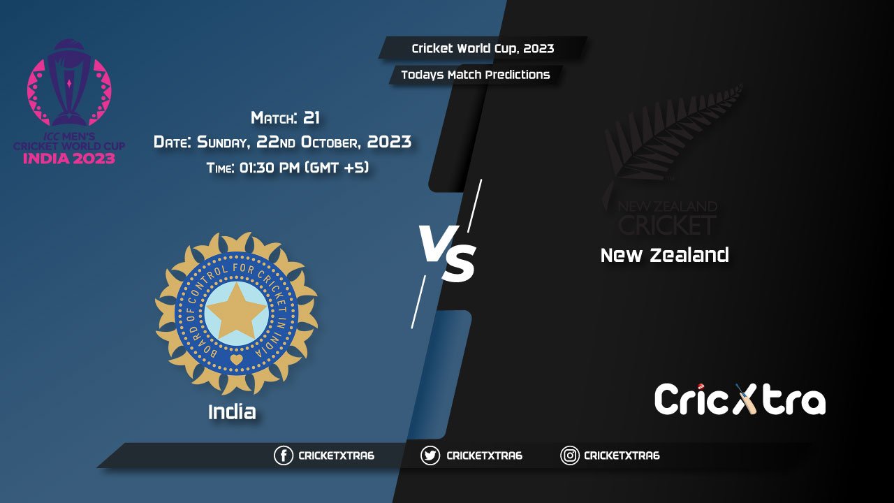Cricket World Cup, 2023, IND vs NZ 21st Match Prediction, Fantasy Cricket Tips, Pitch Report and Injury Update