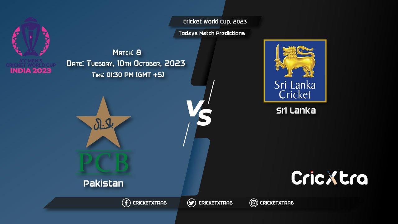 Cricket World Cup, 2023, PAK vs SL 8th Match Prediction, Fantasy Cricket Tips, Pitch Report and Injury Update