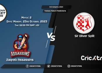 ECS Croatia, 2023, ZA vs SOS 2nd Match Prediction, Fantasy Cricket Tips, Pitch Report and Injury Update