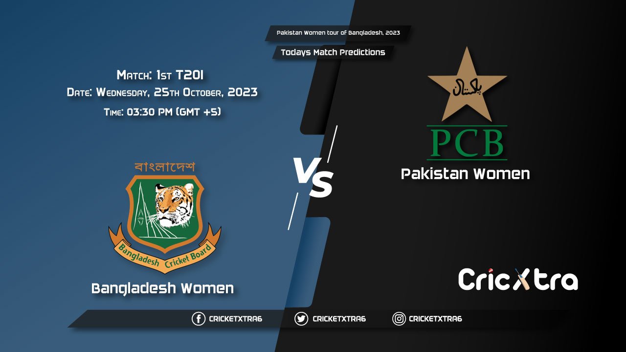 Pakistan Women tour of Bangladesh, 2023, BAD-W vs PAK-W 1st T20I Match Prediction, Fantasy Cricket Tips, Pitch Report and Injury Update